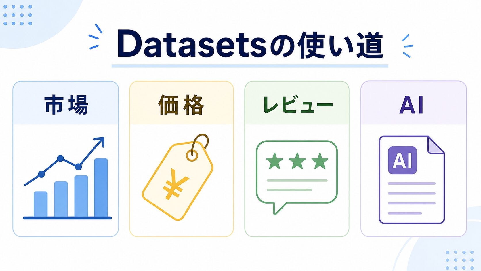 Bright Data Datasetsの使い道