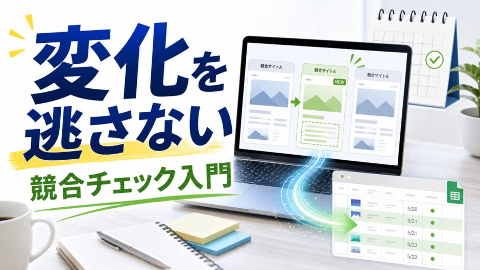 変化を逃さない