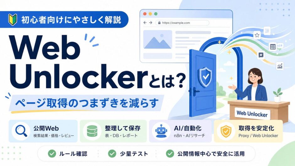 Web Unlockerとは？